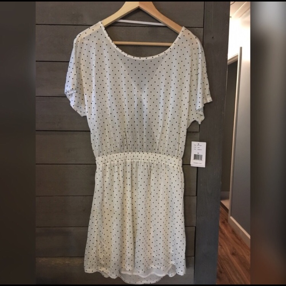 RVCA polka dot dress new with tags
